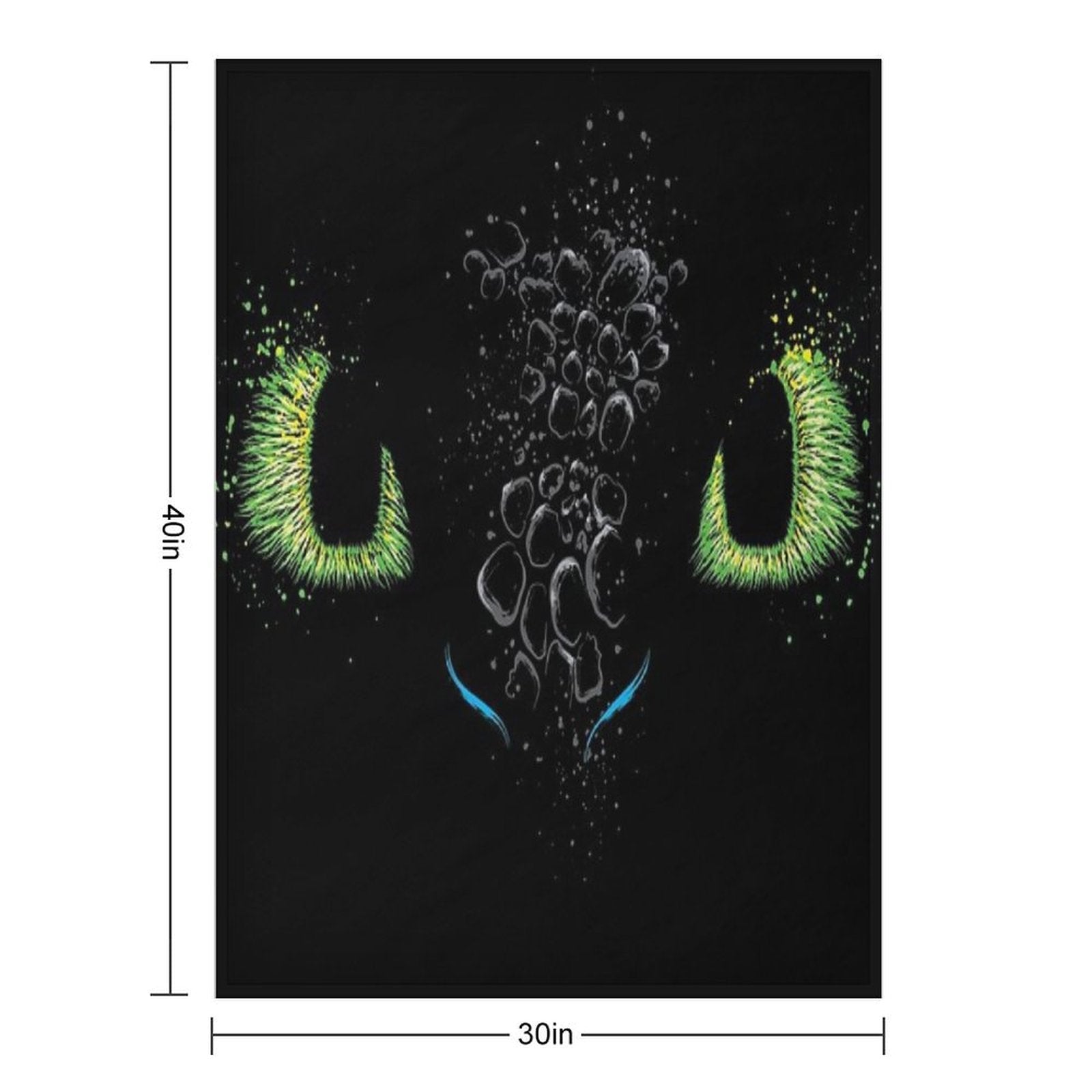 The Eyes Of The Dragon Velvety-soft Throw Blanket