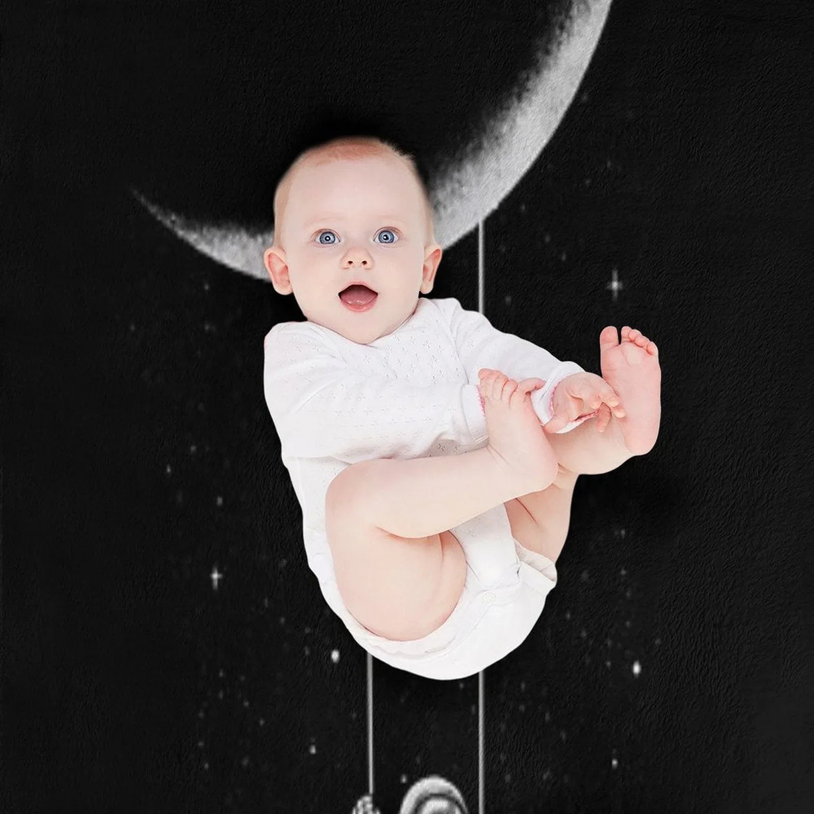 Moon Swing Throw Blanket