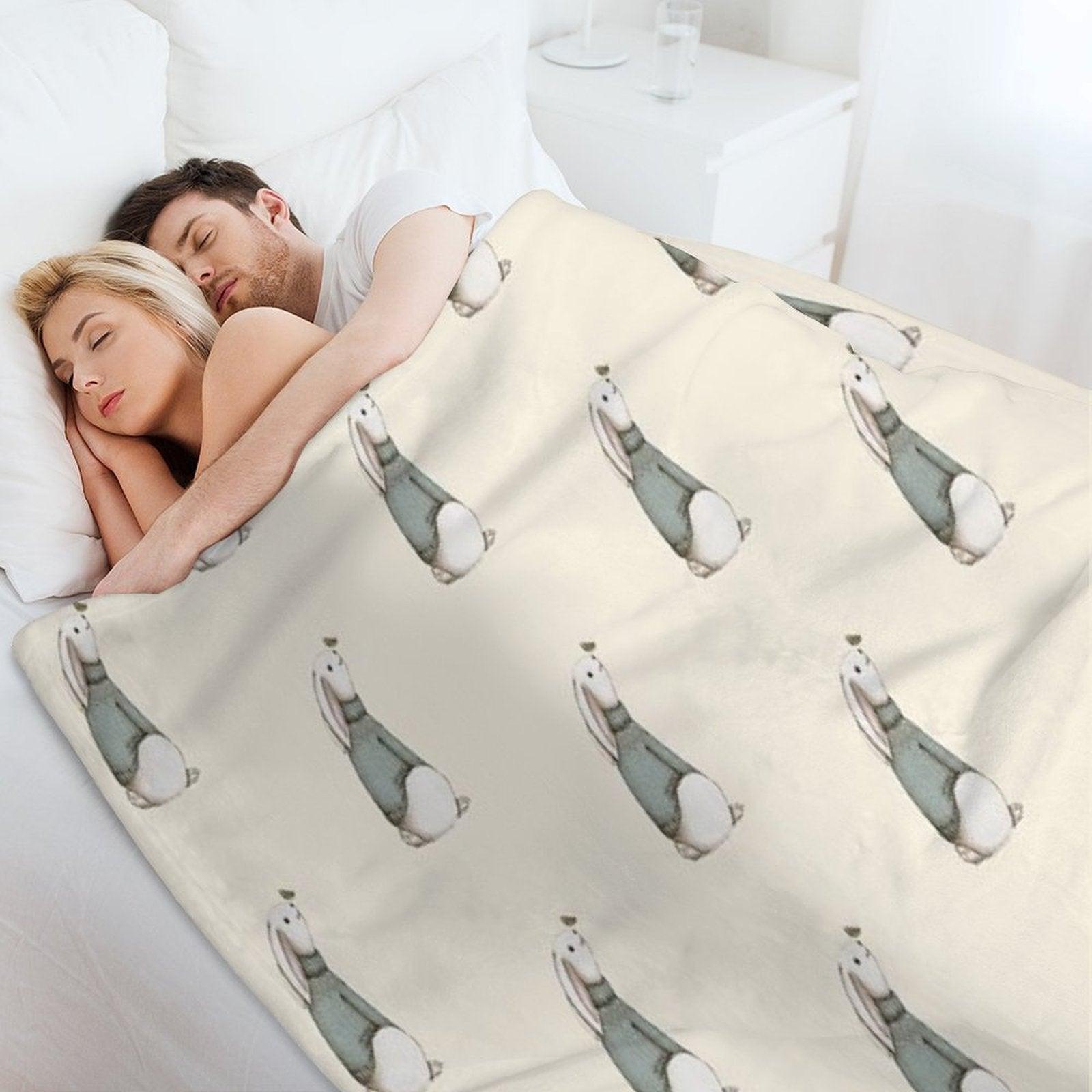 Blue Jumper Throw Blanket