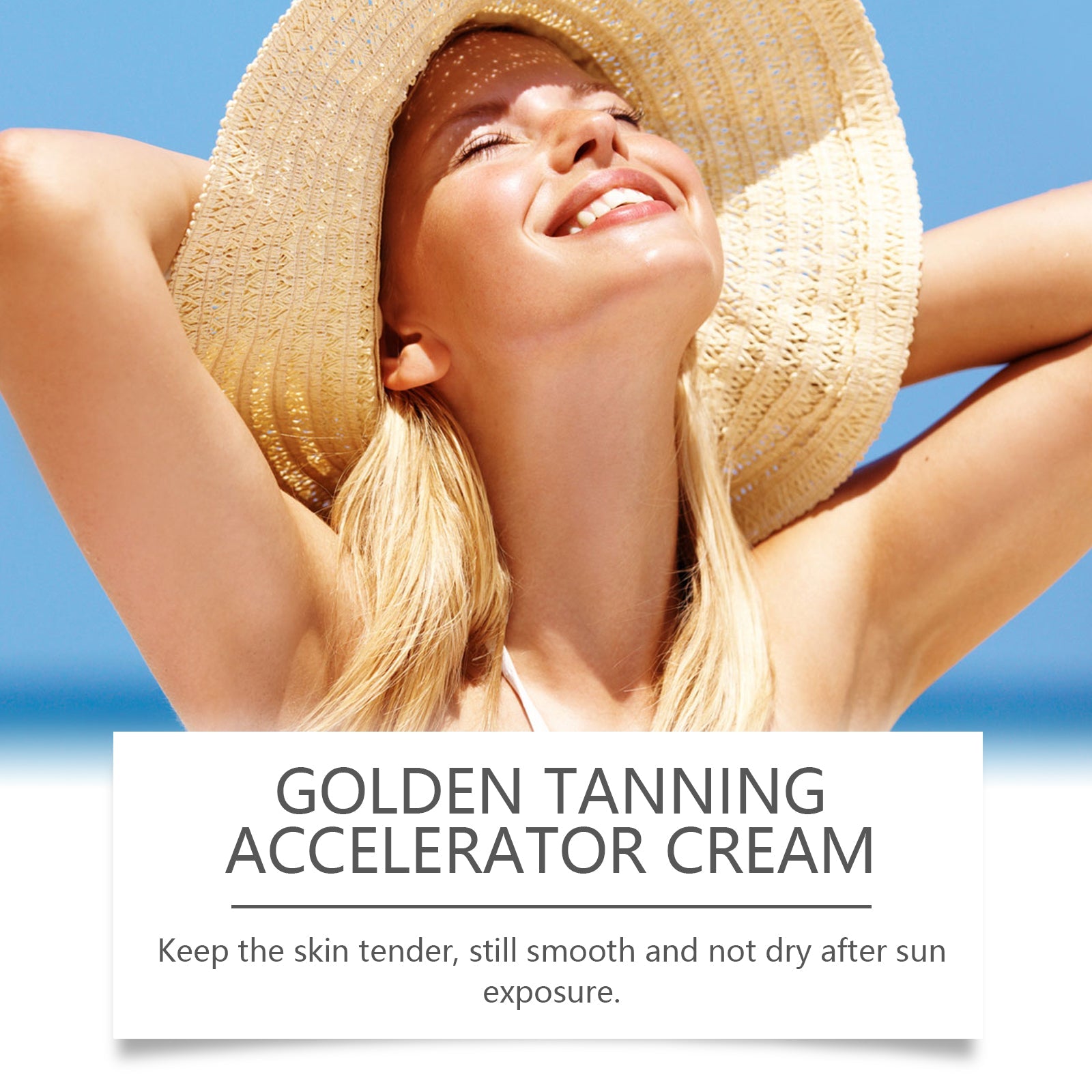 Anti-Tanning Cream For Summer Outdoor Sunbathing To Even Out Skin Tone And Create A Wheat Tan Anti-Tanning Cream