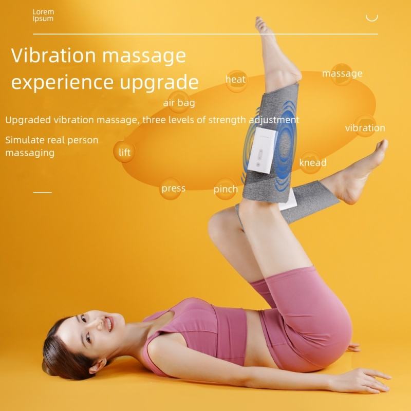 Electric air wave leg cover calf massager home automatic hot compress pressure leg massager leg slimming device