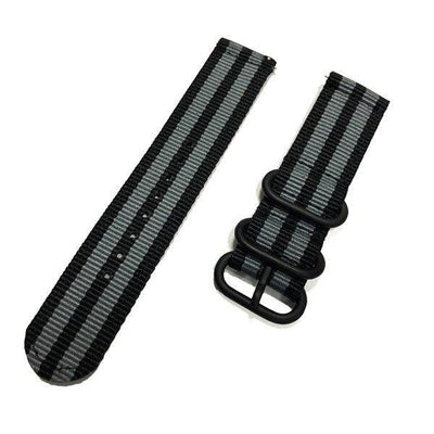 Nylon canvas wrist Strap for Xiaomi huami Amazfit Bip Stratos 2/2S PACE GTR 42/47MM Watch Band for Samsung Gear S3 S2 bracelet