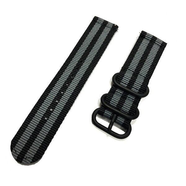 Nylon canvas wrist Strap for Xiaomi huami Amazfit Bip Stratos 2/2S PACE GTR 42/47MM Watch Band for Samsung Gear S3 S2 bracelet