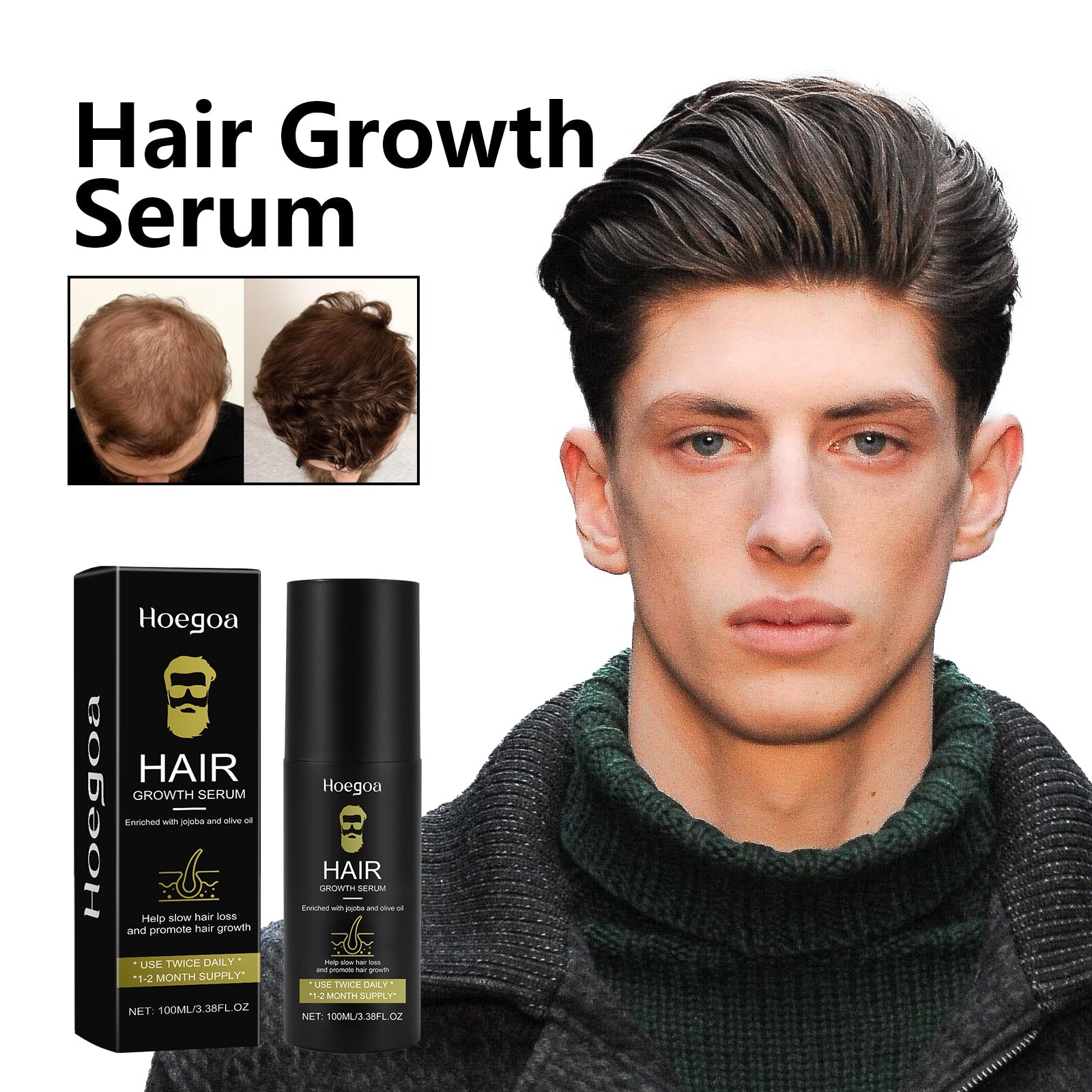 Hair Conditioner For Men, Hair Protection Hair Repair Nutrition Moisturizing Thick Scalp Massage Treatment