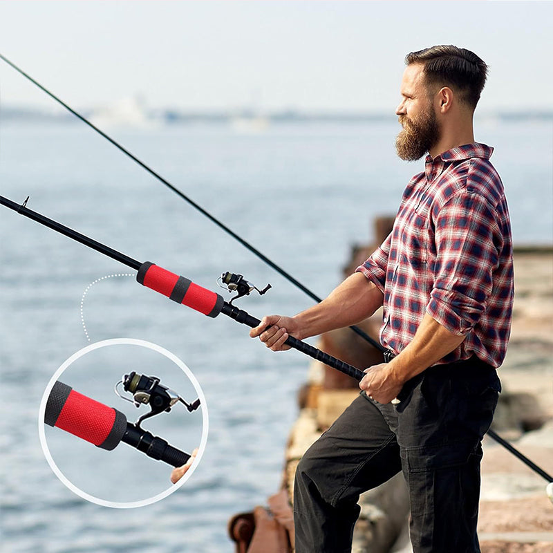 6 - piece set of 5.9 - inch lure wraps. Doubles as covers, gloves, hook protectors. Keeps anglers safe while fishing.