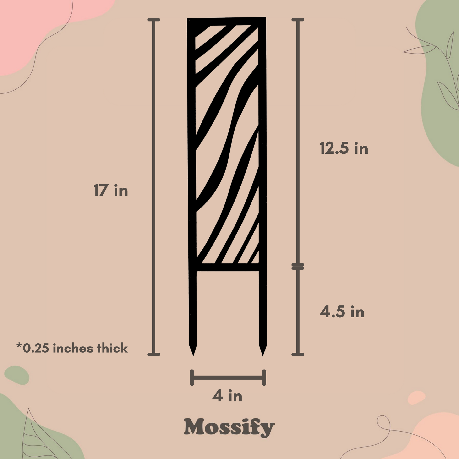 Zebra Wooden Trellis