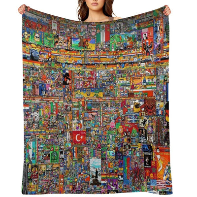 Reddit Place 2023 Merch, Reddit Rplace 2023, Rplace 20223, Rplace 2023 Merch, Rplace 2023 Poster  Rplace 2023 Pixel, Rpla Sustainable Throw Blanket
