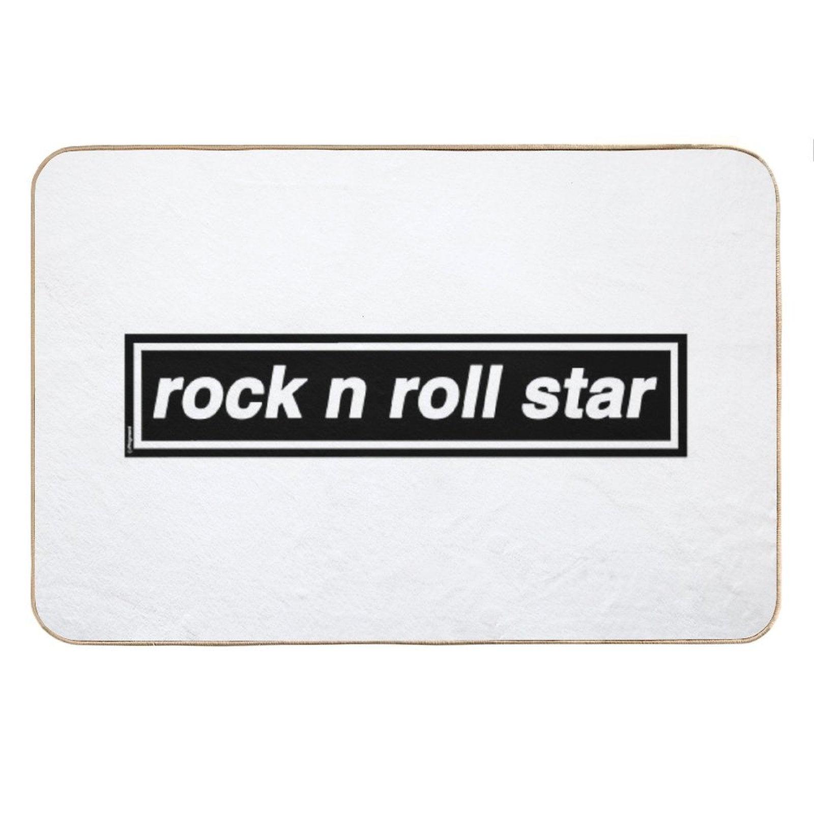 Rock N Roll Star - OASIS Band Tribute - MADE IN THE 90s Bath Mat