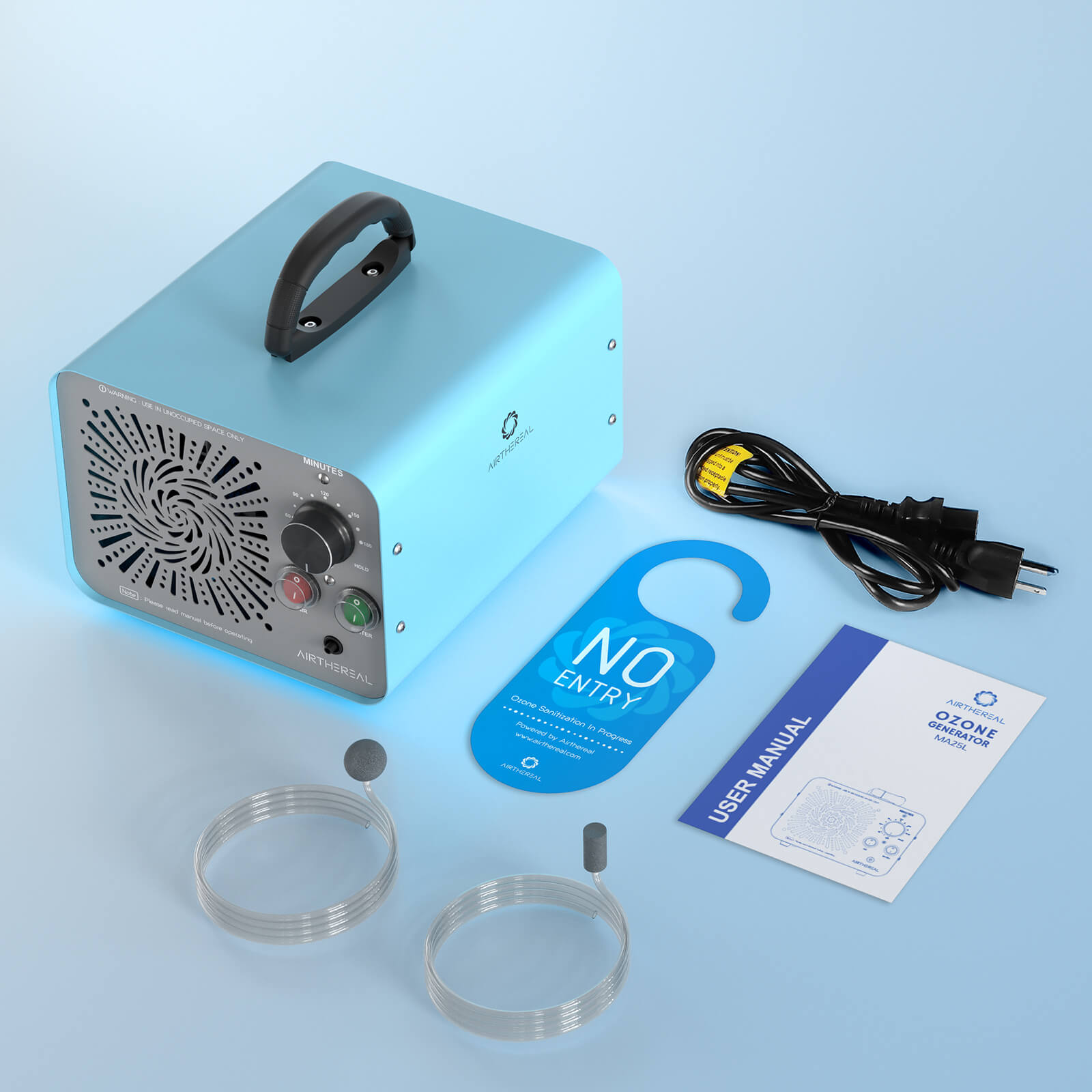 MA25L Dual-Mode Ozone Generator for Air & Water Airthereal