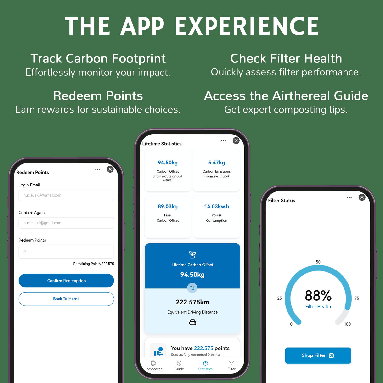 Revive R800 5L WiFi Kitchen Composter Airthereal