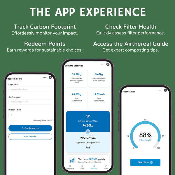 Revive R800 5L WiFi Kitchen Composter Airthereal