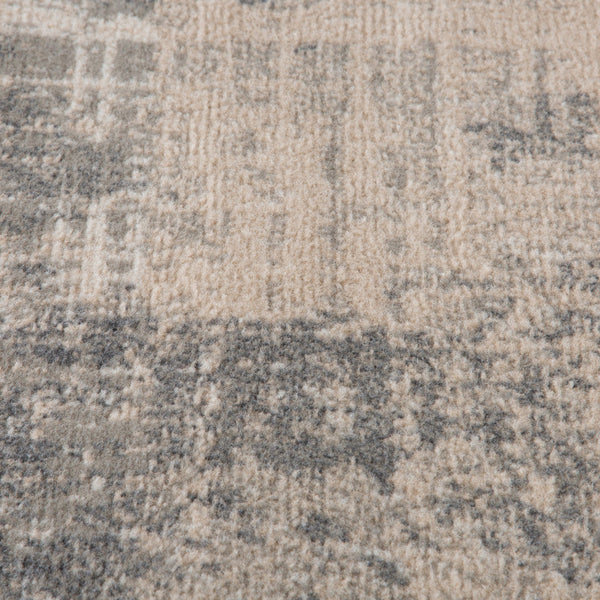 2' X 3' Light Blue Abstract Power Loom Area Rug