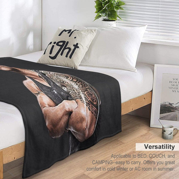 CAN YOU SMELL WHAT THE ROCK IS COOKING Throw Blanket