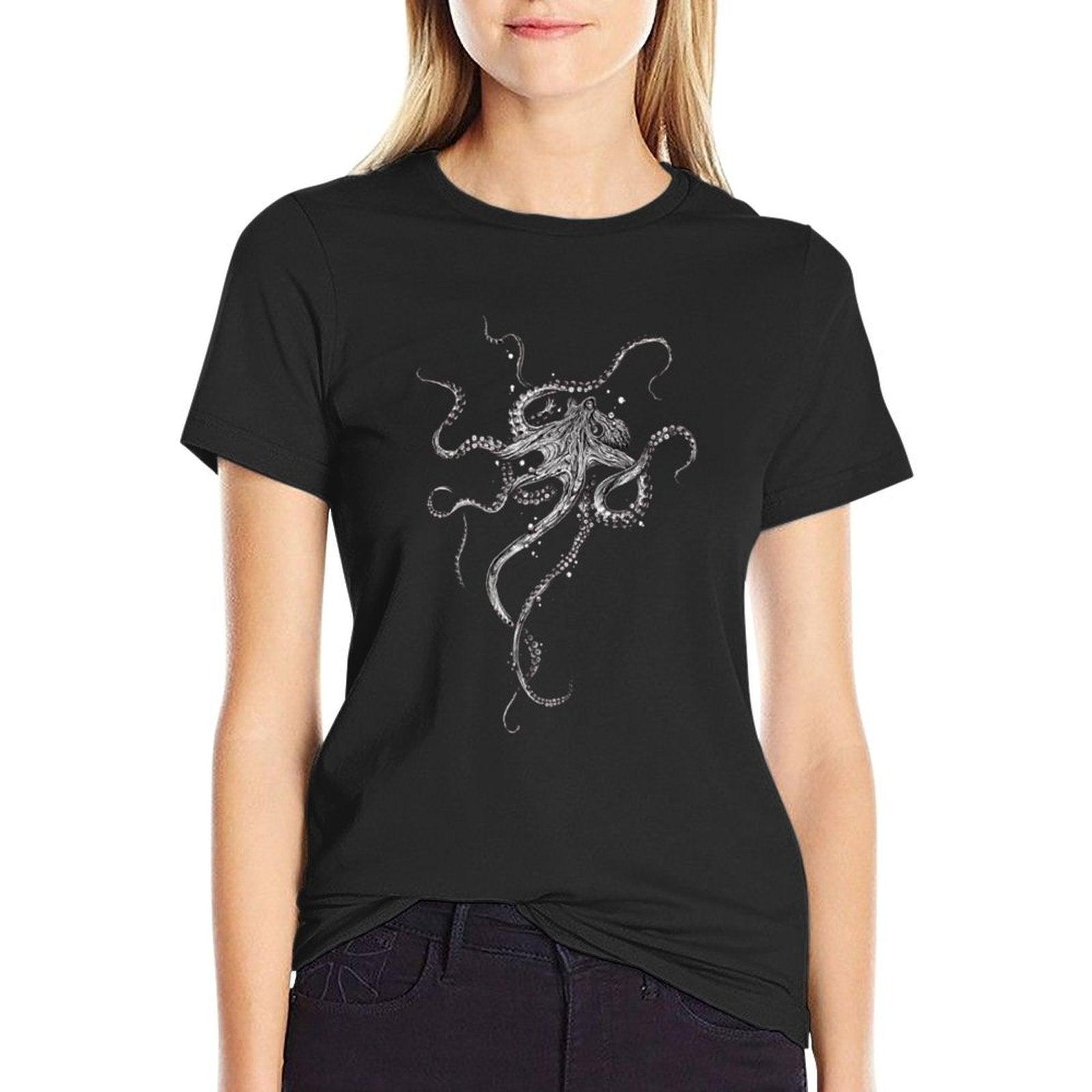 Octopus  Tagless Design T-Shirt