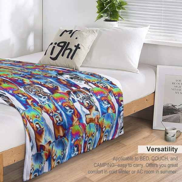 FEEL THE VIBE Easy Care Throw Blanket