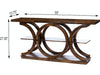Stowe Rustic Console Table in Medium Brown