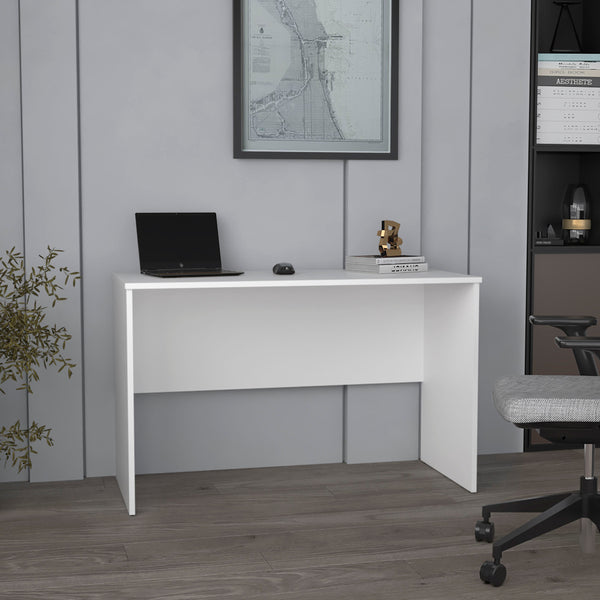 Malibu 47' Wide Study Modern White Desk