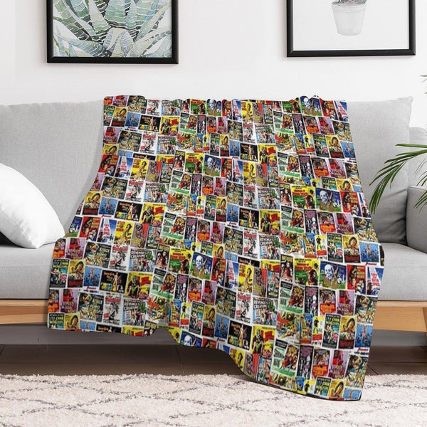 Horror Movies Wrinkle-free Throw Blanket