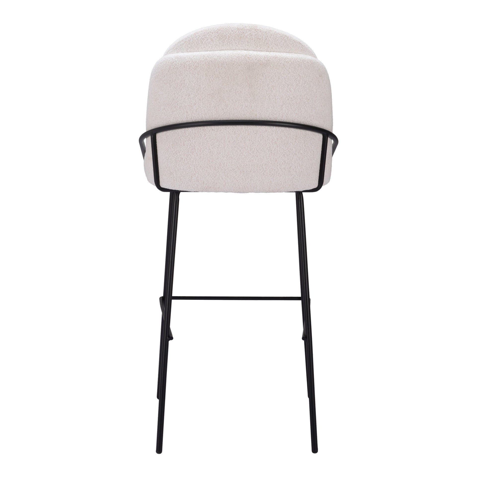 Jambi Barstool (Set of 2) Ivory