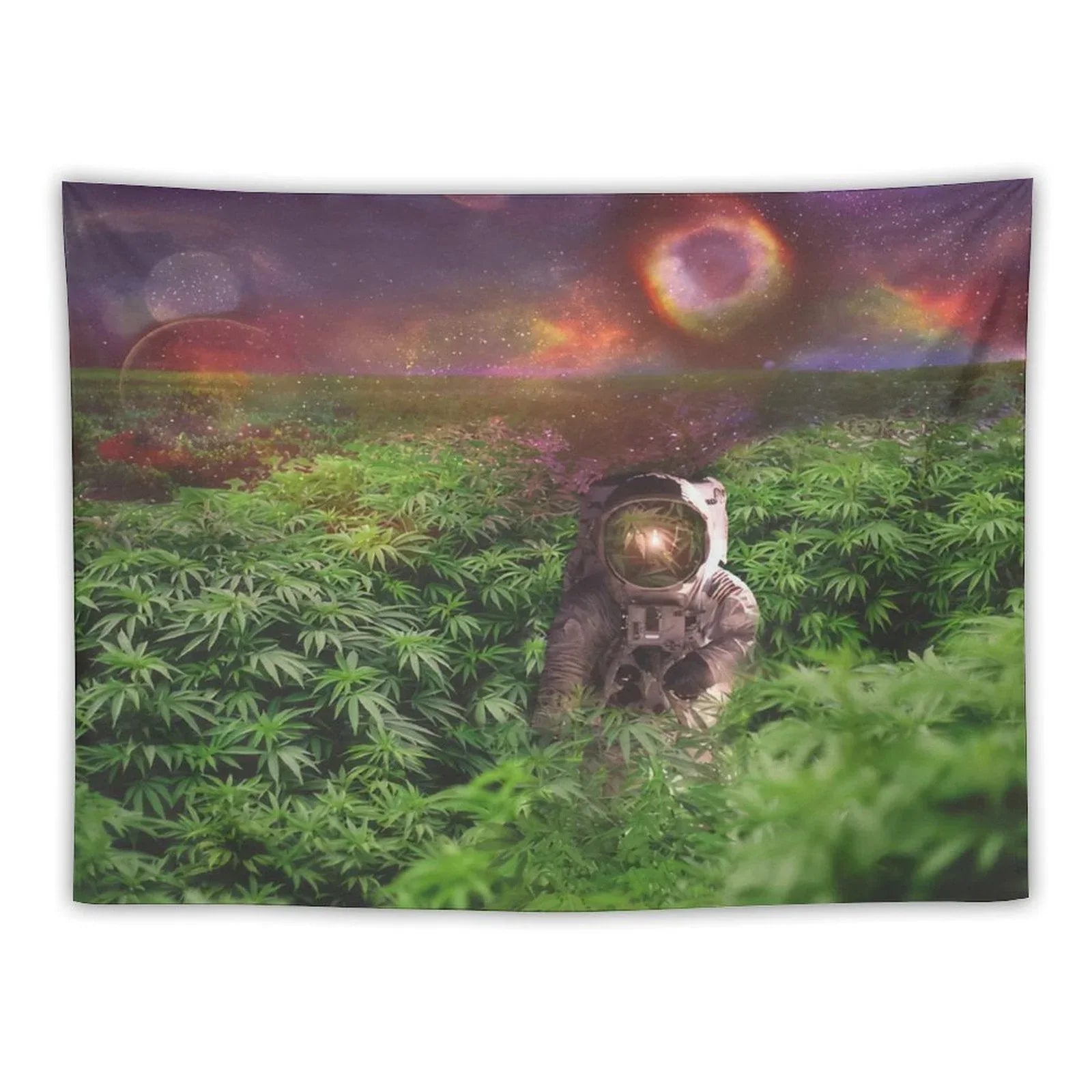 Astronaut in Planet Tapestry