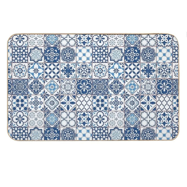 Portuguese Azulejos Bath Mat
