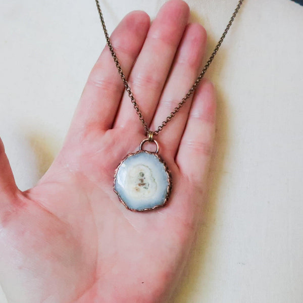 Solar Quartz Pendant Necklace For Clarity Seekers | By Blackbird & Sage