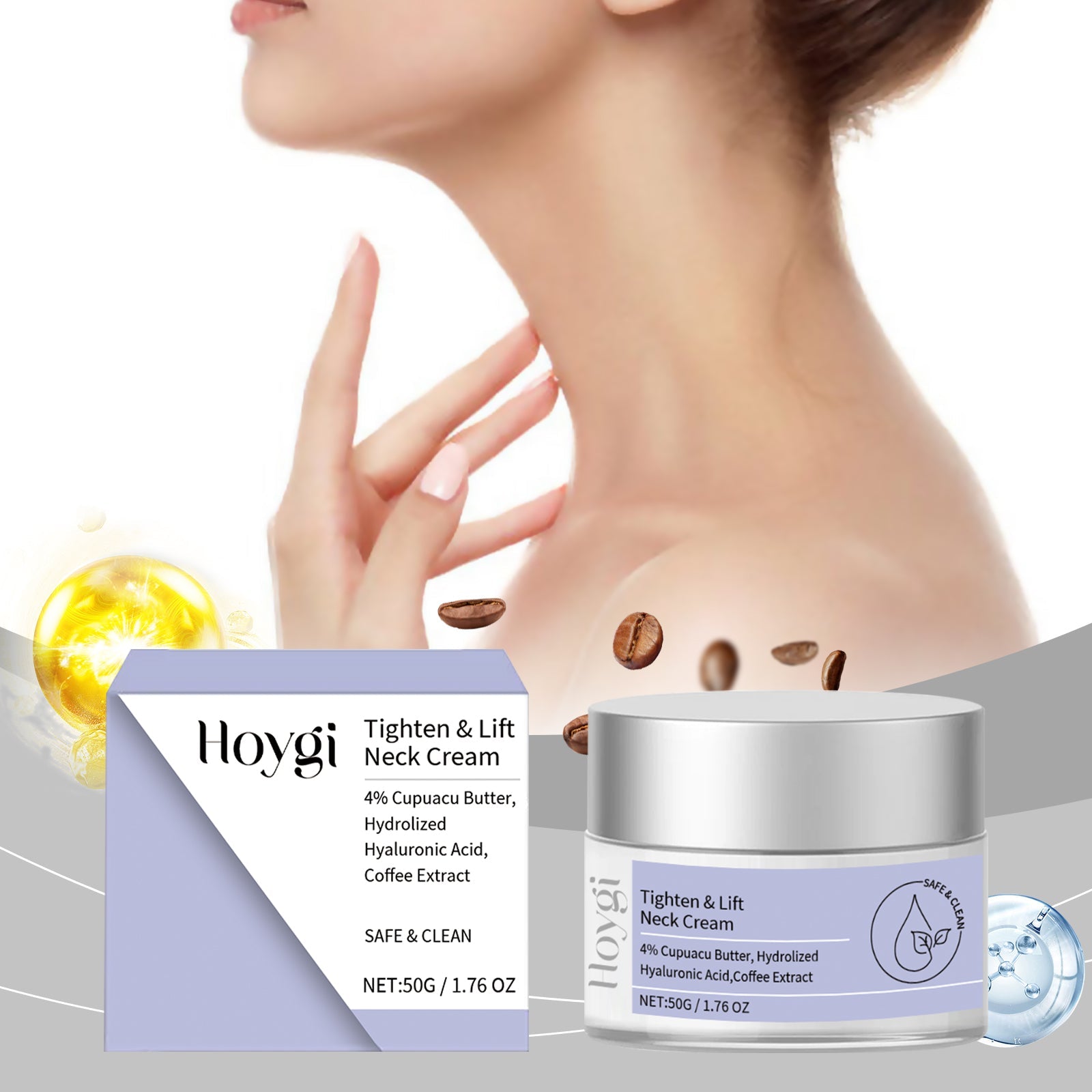 Moisturizing Neck Firming Cream Neck Repair Cream Firming And Lifting Gentle Moisturizing Elastic Elastic Anti-Wrinkle