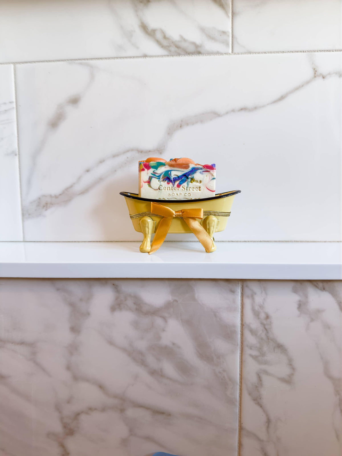 Bathtub Soap Dish Variety Pack- Yellow, Mint Green, Gray
