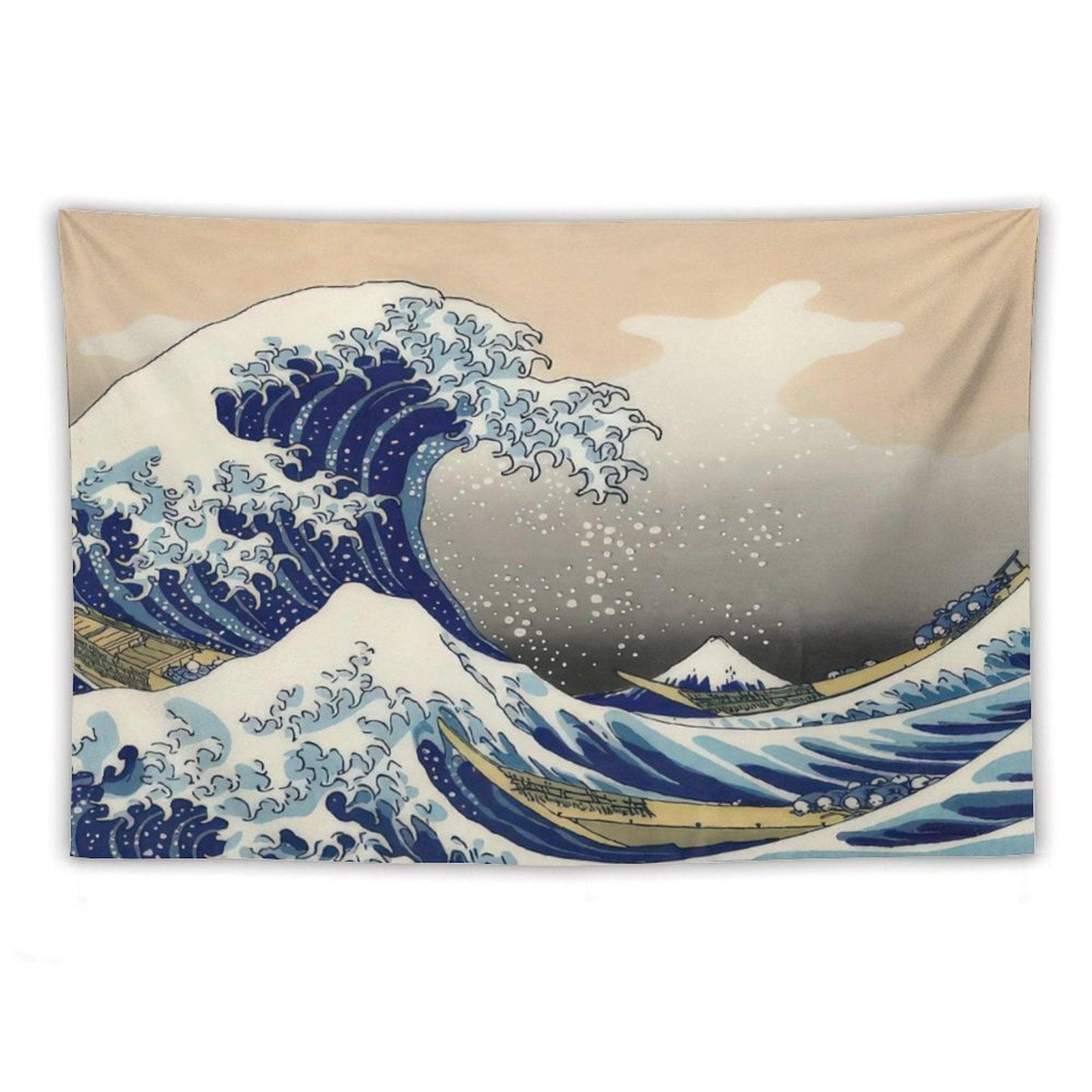 Hokusai (1760-1849) The Great Wave Off Kanagawa Tapestry
