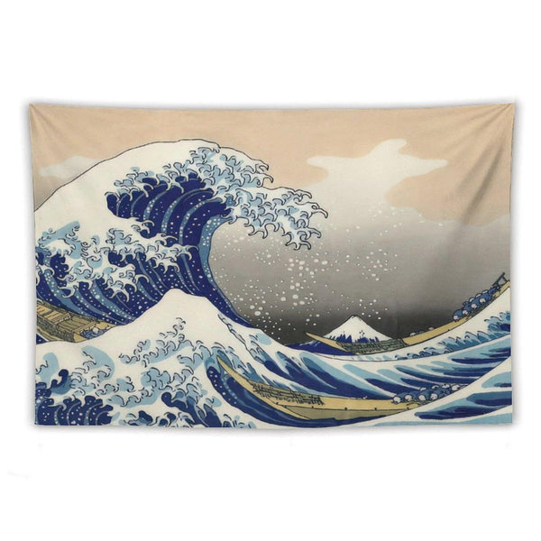 Hokusai (1760-1849) The Great Wave Off Kanagawa Tapestry