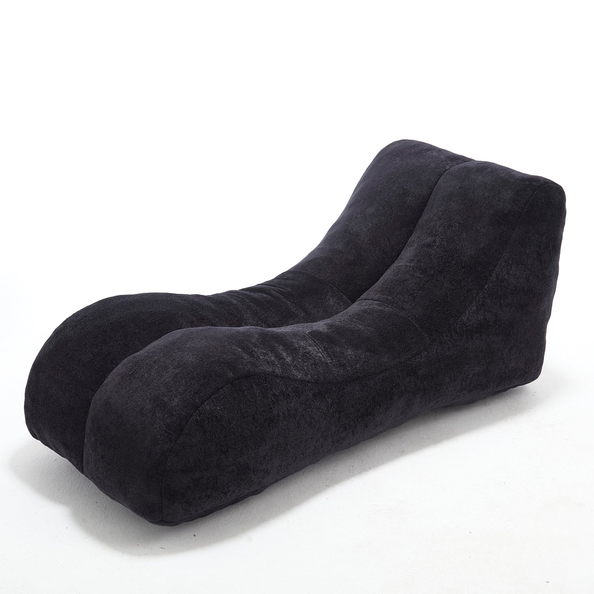 Black Bean Bag Sofa‑Lounger