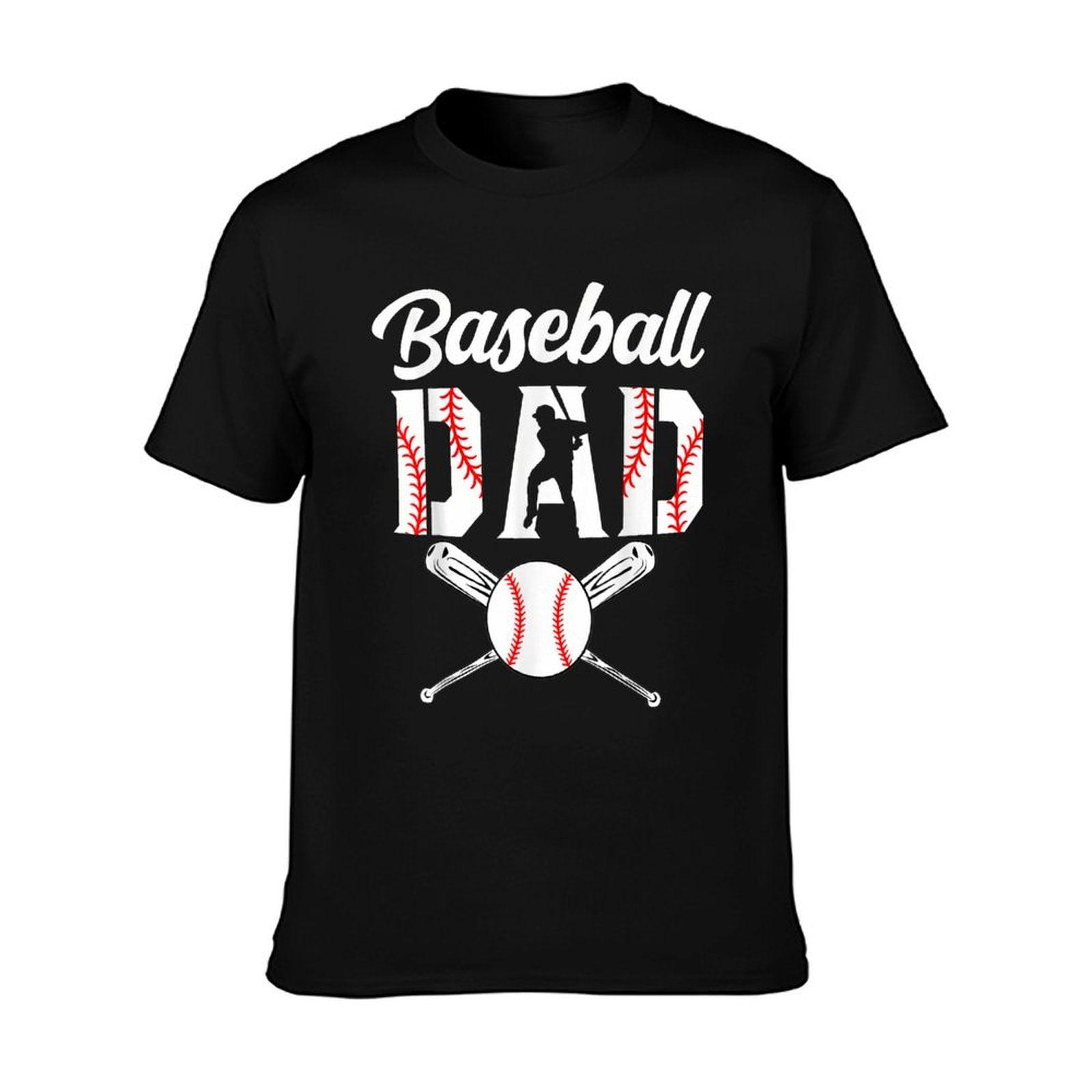 Baseball Dad Gifts Baseball Sport Lovers For Father's Day T-Shirt