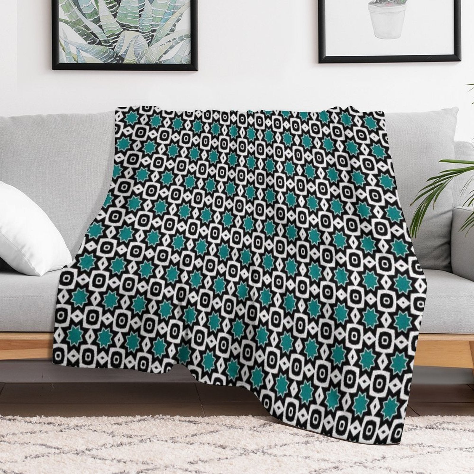 Pattern 16. Eco-conscious Throw Blanket