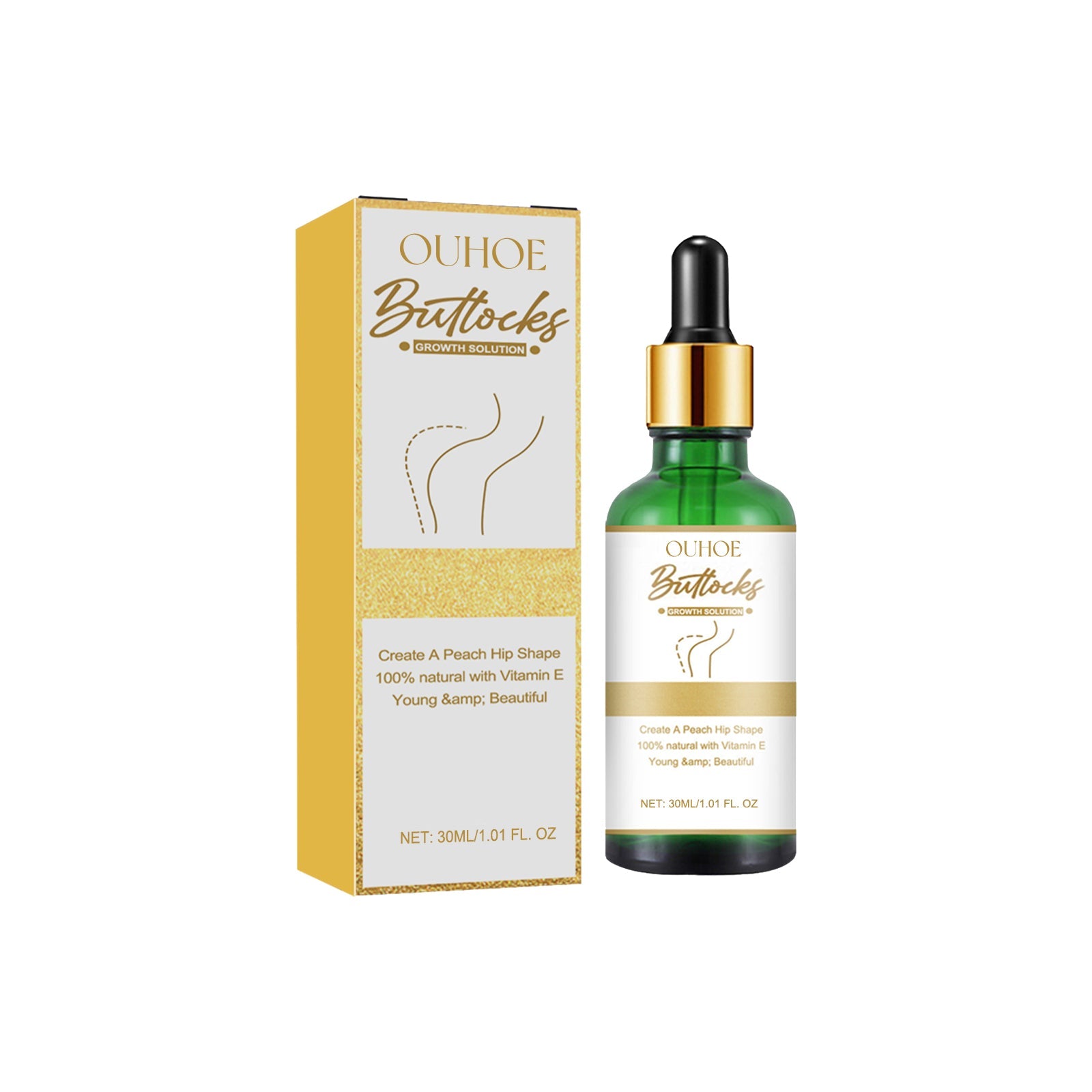 Butt Essential Oil Lift Buttock Plump Buttock Massage Firming And Lightening Orange Peel Body Shape Peach Butt Essential Oil