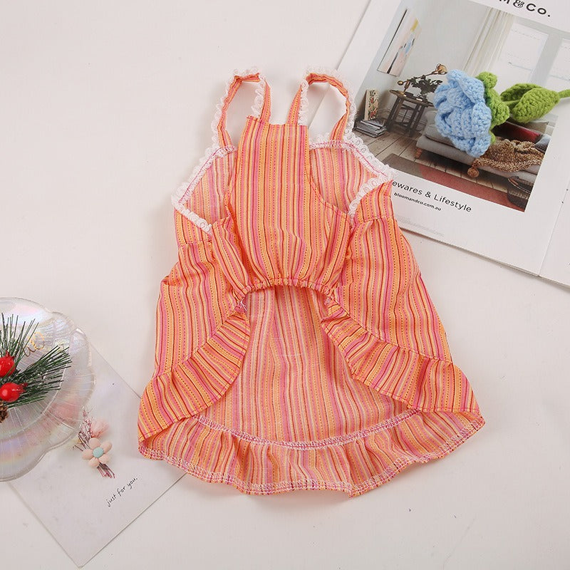 Pet Clothing Skirt Cute Dog Princess Skirt Small and Medium sized Dog Teddy Dog Pet Clothing