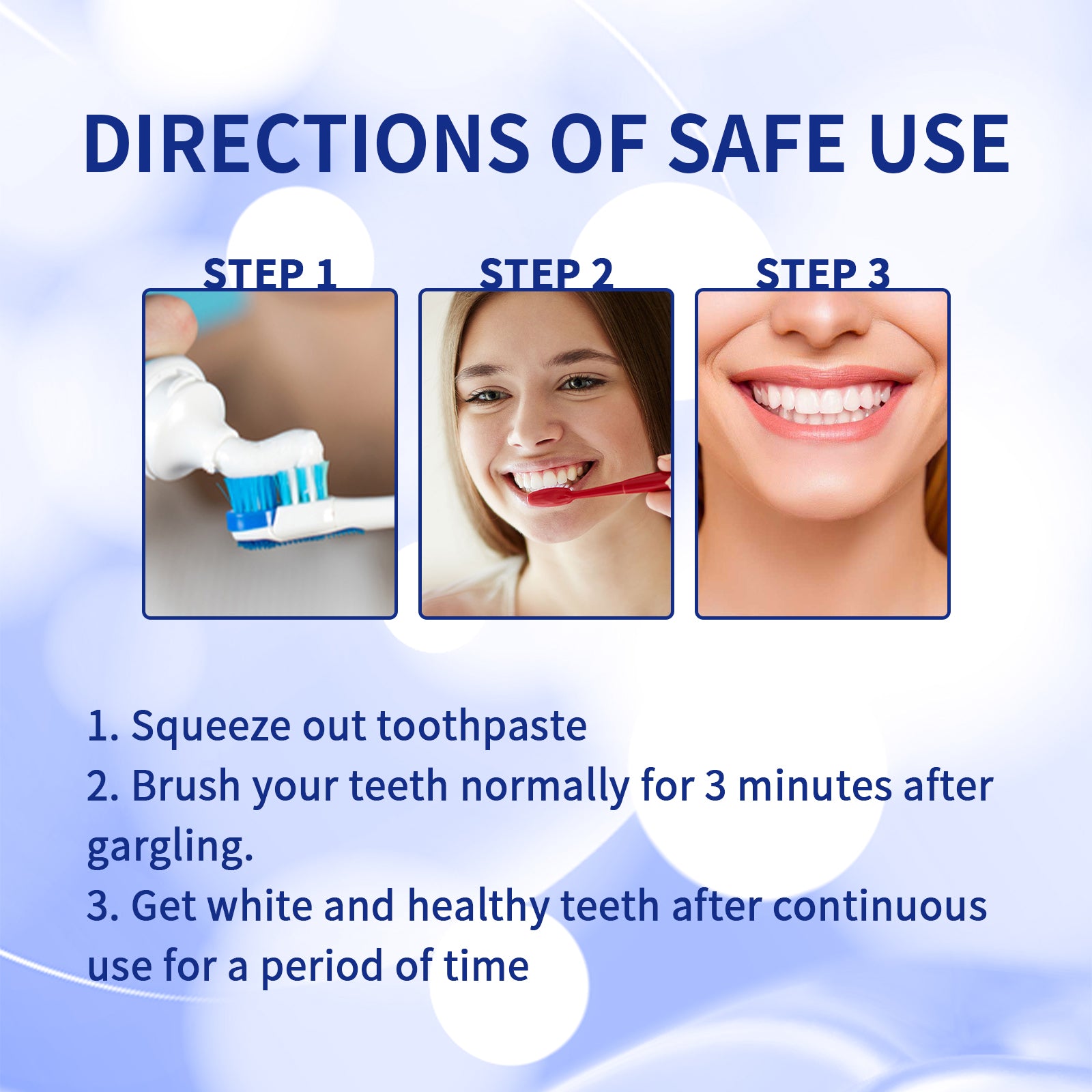 Anti-Cavity Toothpaste, Oral Cleaning Dental Yellow Caries Dental Care Gingival Reinforcement Dental Care Fresh Breath