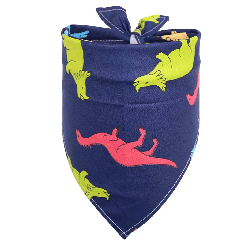 Pet Accessories Summer Pet Drool Towel Fruit Style Pet Scarf Pure Cotton Dog Triangle Scarf