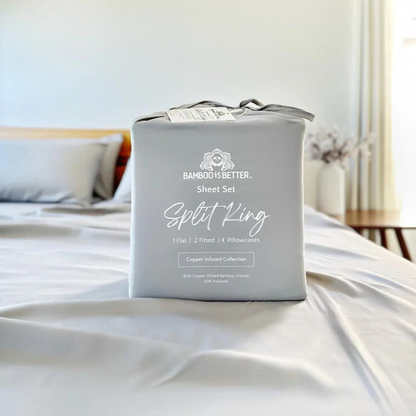 Copper Infused Bamboo Sheet Set - Gifts for You 'n Me