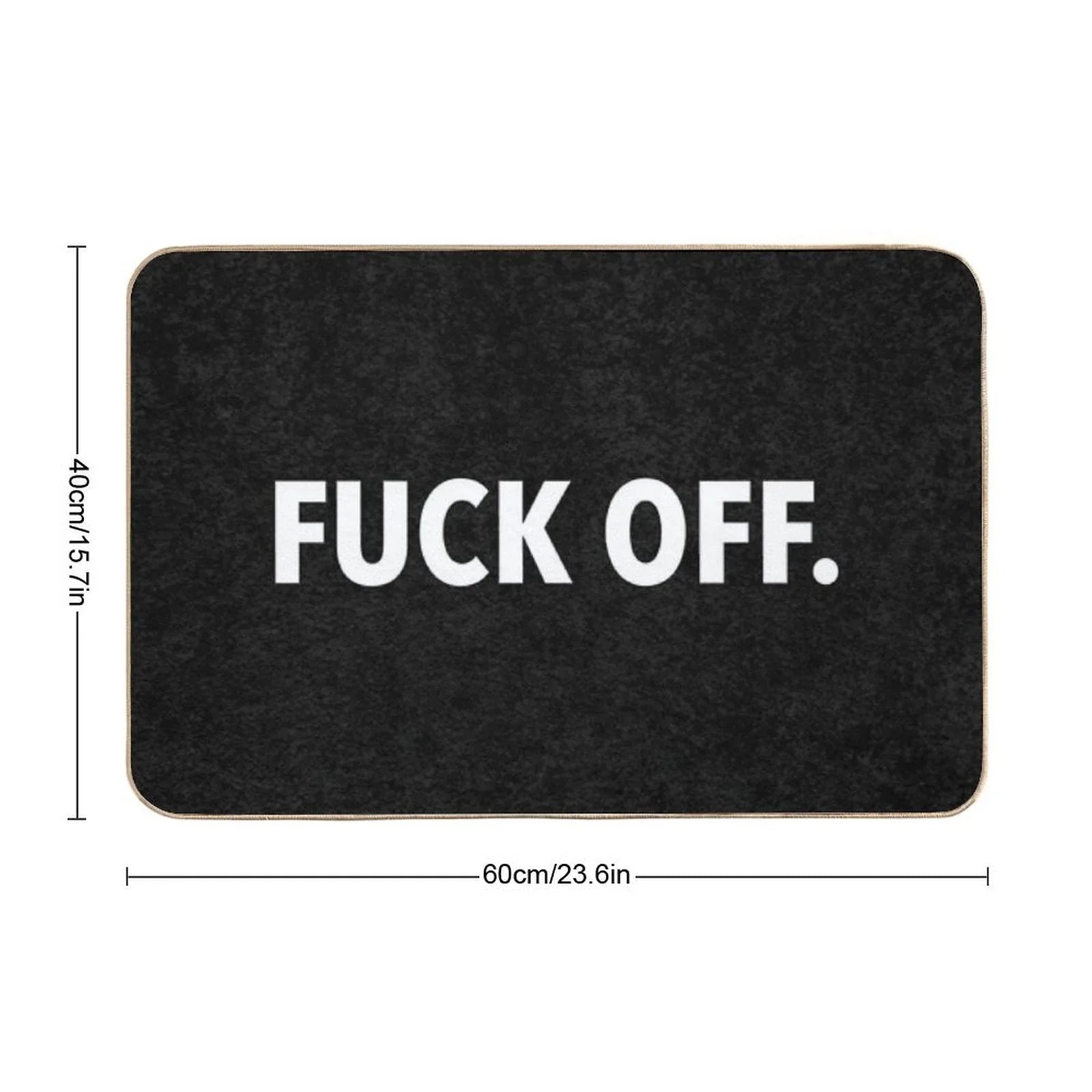 Fuck Off Bath Mat
