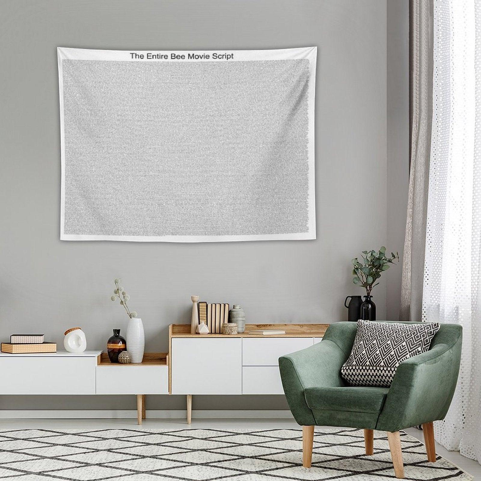 The Entire Bee Movie Script Tapestry