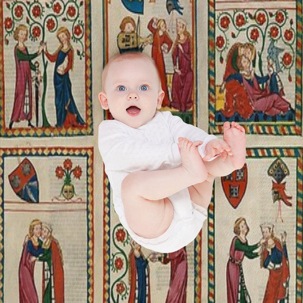 Codex Manesse Durable Throw Blanket