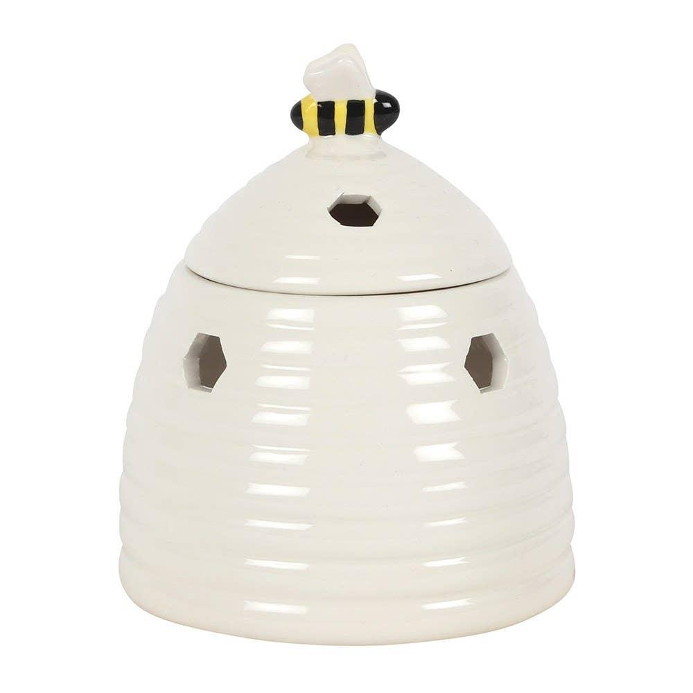 White Beehive Tealight Wax Warmer