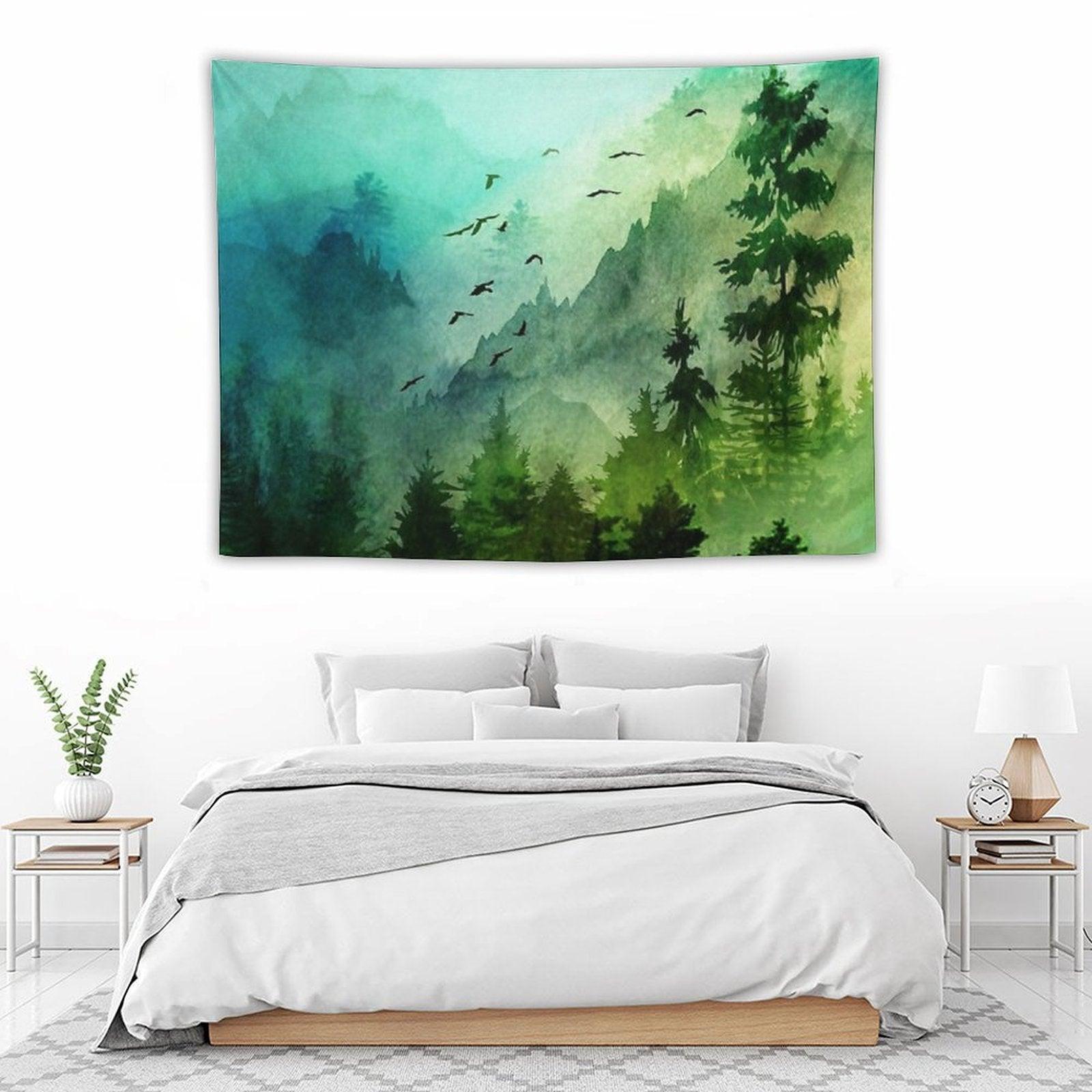 Mountain Morning Tapestry