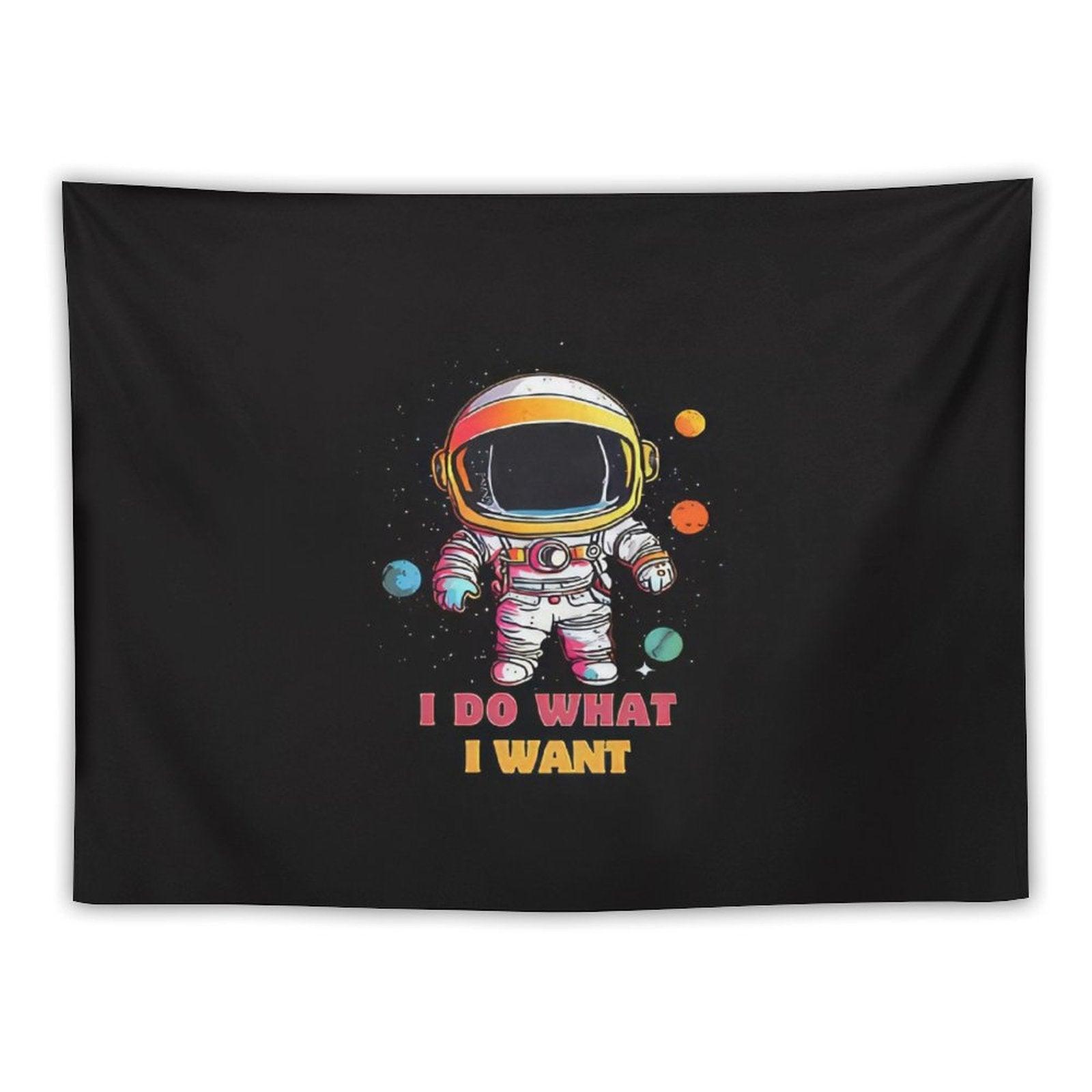 Cute Chibi Astronaut Tapestry