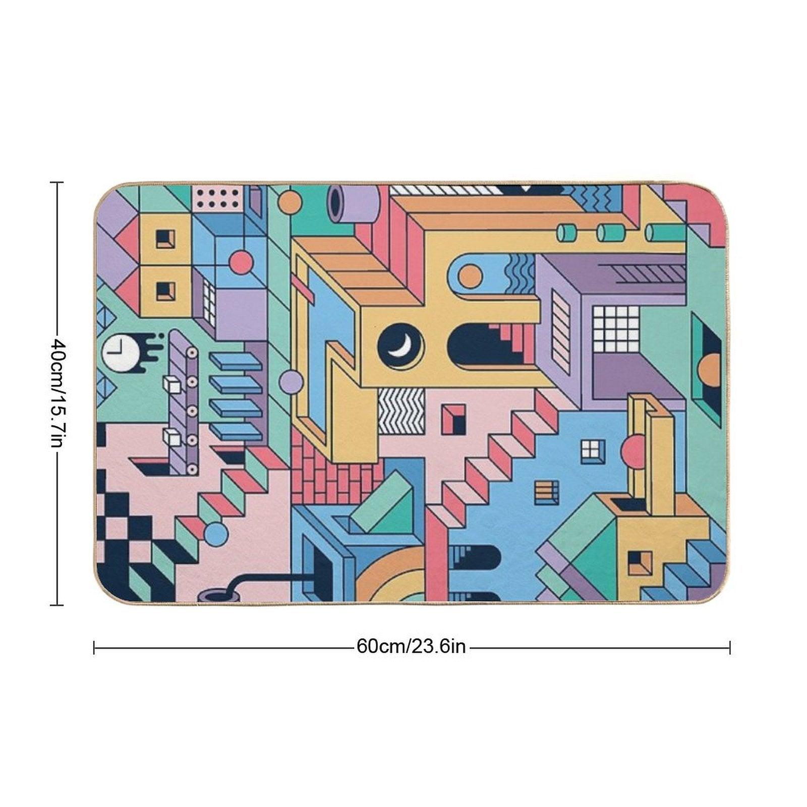 80's Escher Bath Mat