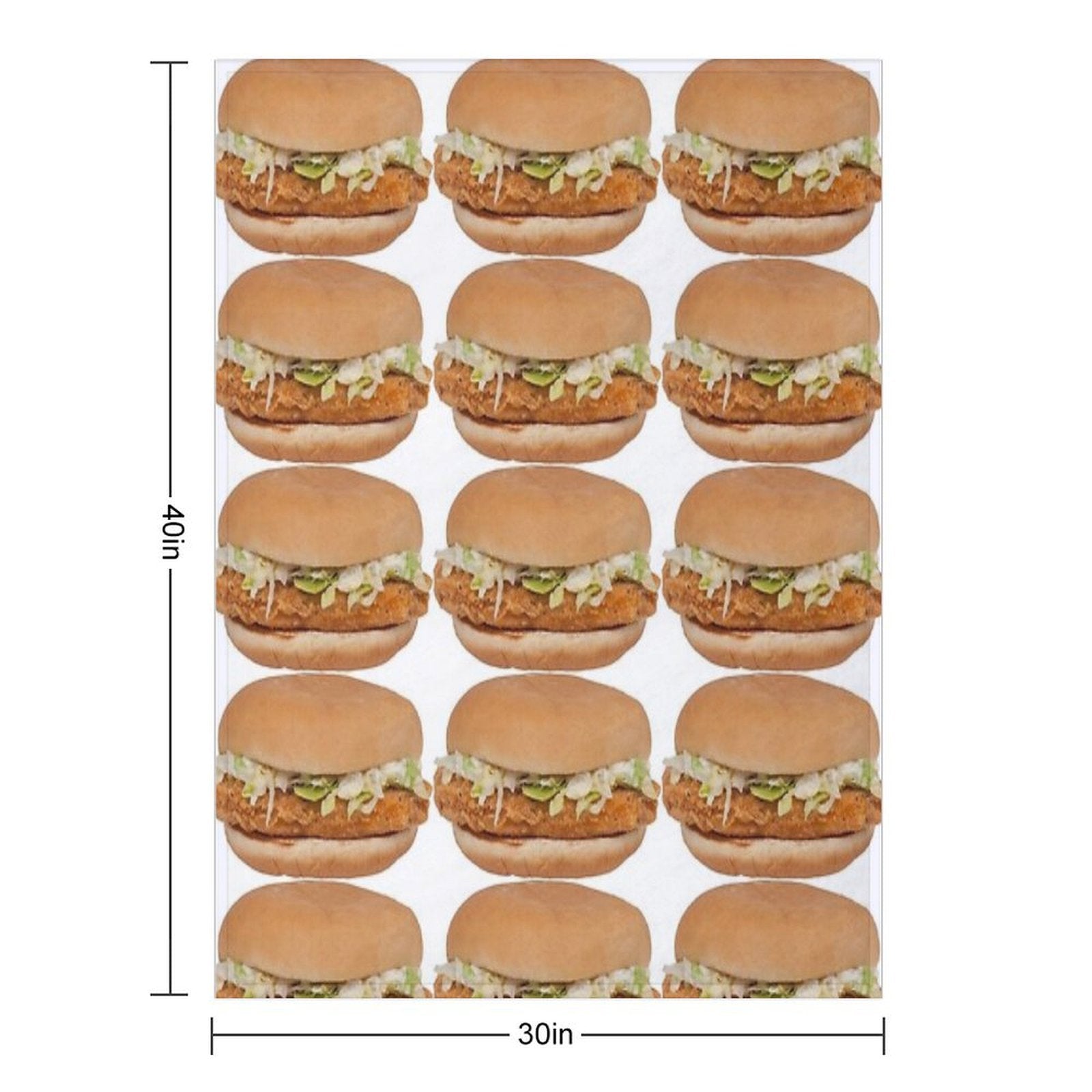 McChicken Wrinkle-free Throw Blanket