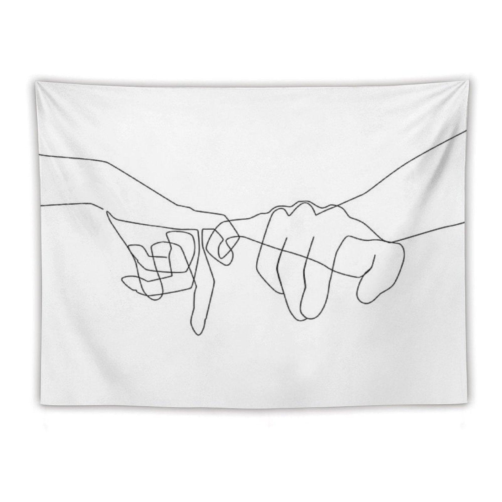 Pinky Swear Tapestry