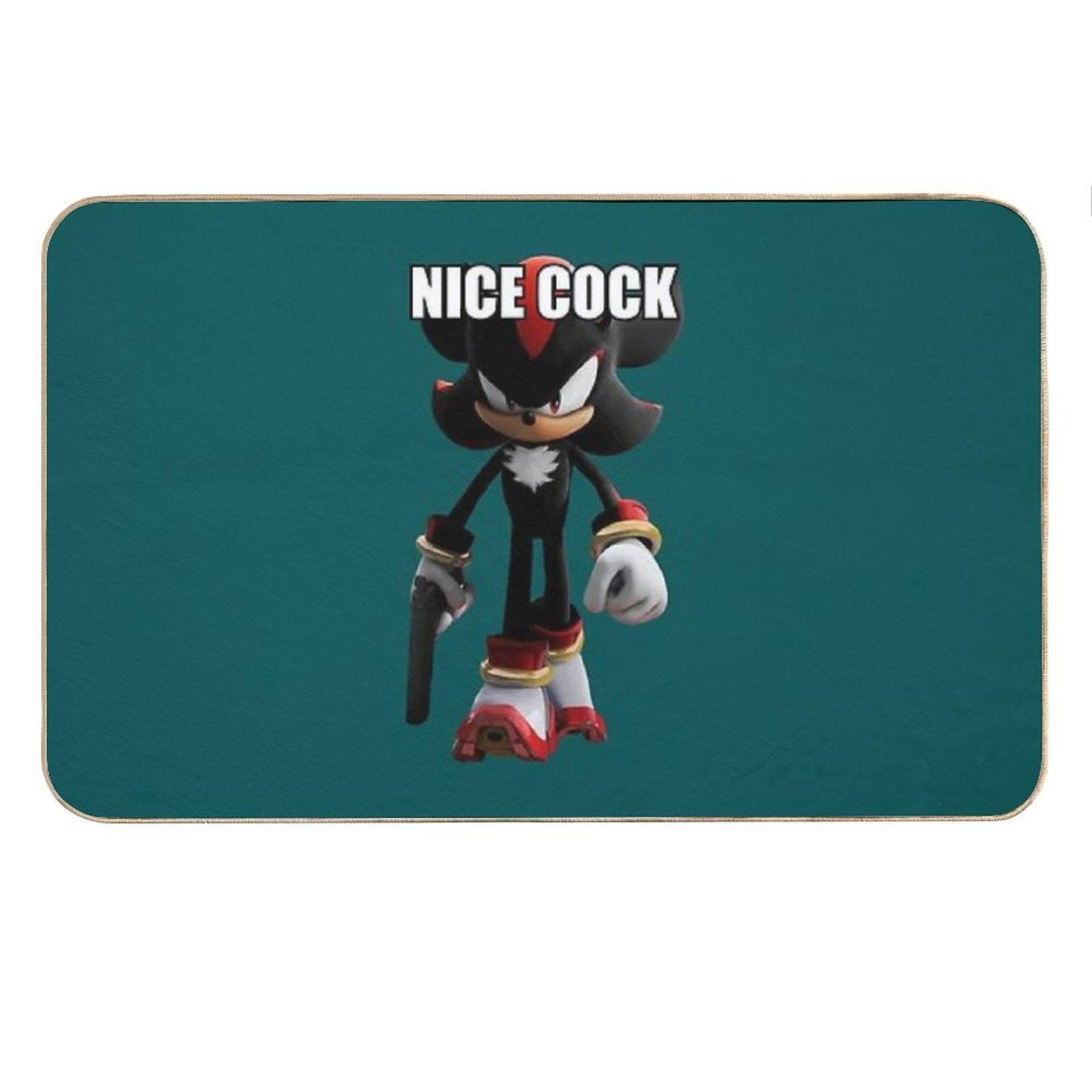 Shadow The Hedgehog Bath Mat
