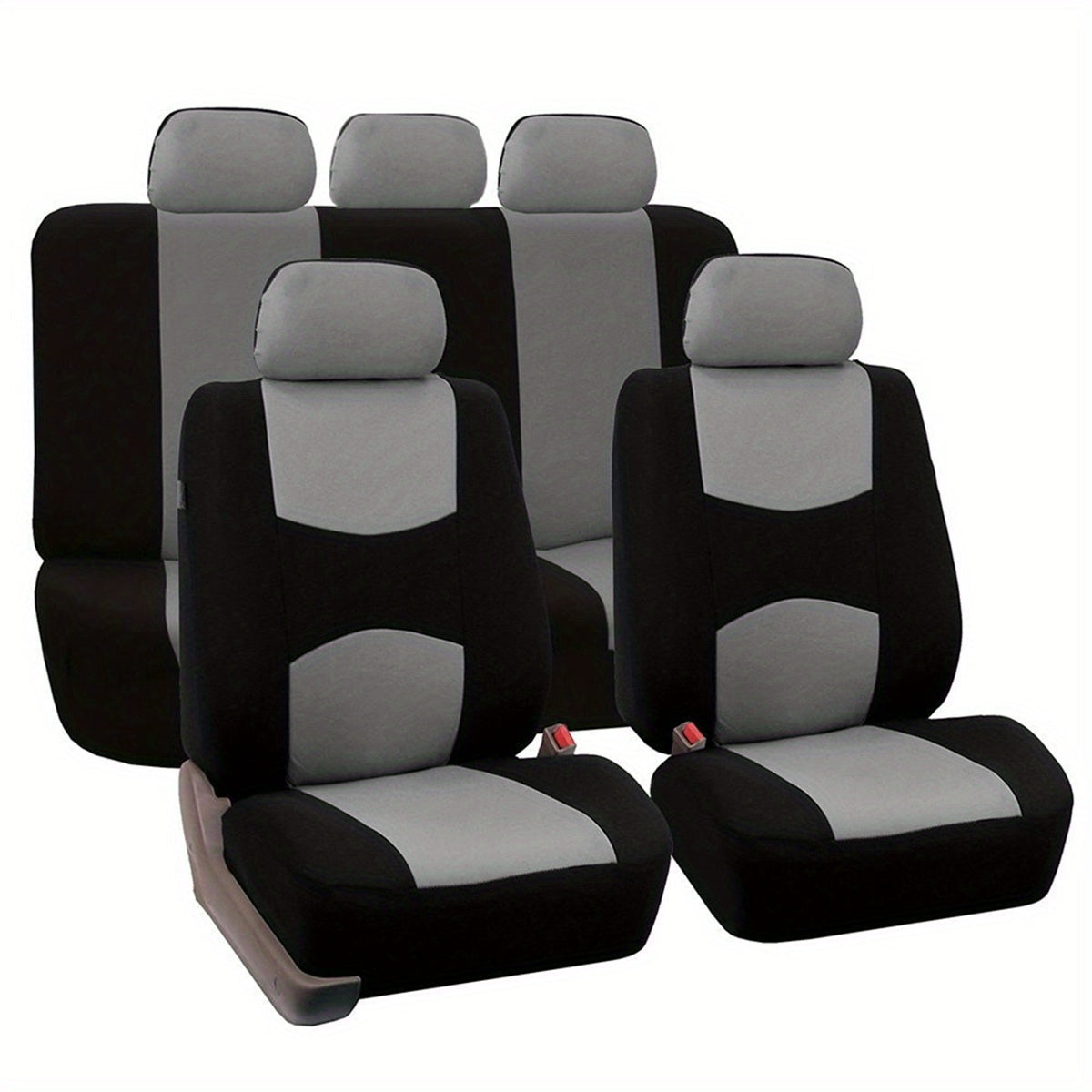 Polyester Universal Fit Car Seat Cover Full Set for 5 Seats Cars DSers Fulfillment