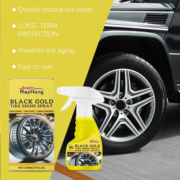 Car Wheel Shine Spray Car Wheel Clean Stain Polishing Coating Liquid Coating Agent